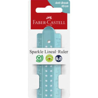 FABER-CASTELL Lineal Sparkle, 30cm, sortiert
