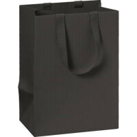 STEWO Geschenktragtasche One Colour, 14x10x8cm, schwarz