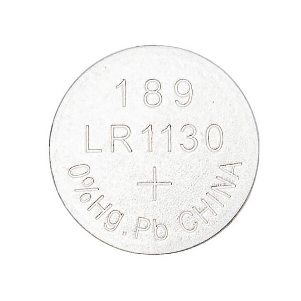 Q-CONNECT Knopfzellen-Batterie AG10 LR54, 10 Stück, silber