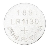 Q-CONNECT Knopfzellen-Batterie AG10 LR54, 10 Stück,...