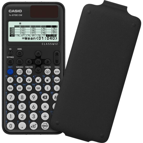CASIO Schulrechner ClassWiz, schwarz FX-87DECW
