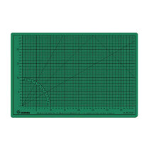 ECOBRA Schneidunterlage, 2,5 mm, einseitig bedruckt, grün schwarz, 45 x 30 cm, 5-lagig