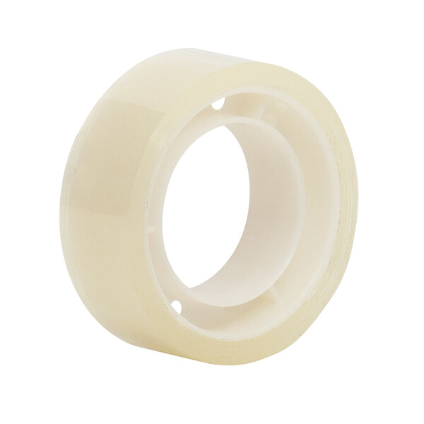 Q-CONNECT Klebeband, 15 mm x 10 m, 10 Rollen, transparent