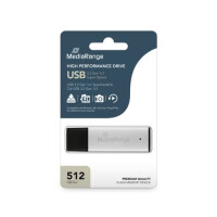 MEDIARANGE USB Stick 3.0 512GB schwarz silber