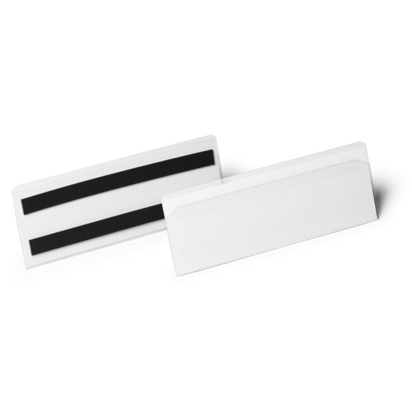 DURABLE Etikettentasche HARD COVER, 1 2 A5 quer, transparent, magnetisch, 10 Stück