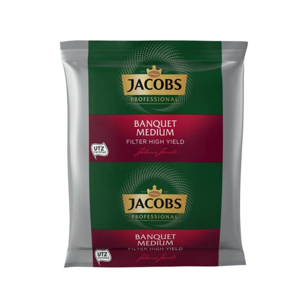 JACOBS Kaffee Bankett gemahlen, 80 x 60g, grün