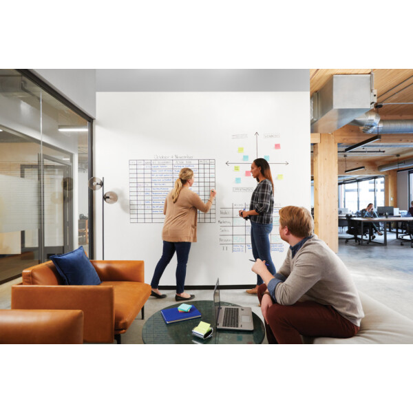 POST-IT Whiteboardfolie Flex Write Surface, 60,9x91,4cm, wei&szlig; EE3X2