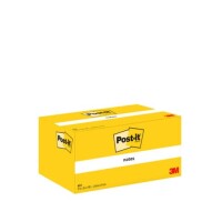 POST-IT Haftnotiz Notes, 38 x 51 mm, 70 g m², gelb, 12 x 100 Blatt