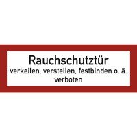 MOEDEL Rauchschutztür verkeilen...verboten, Folie,...