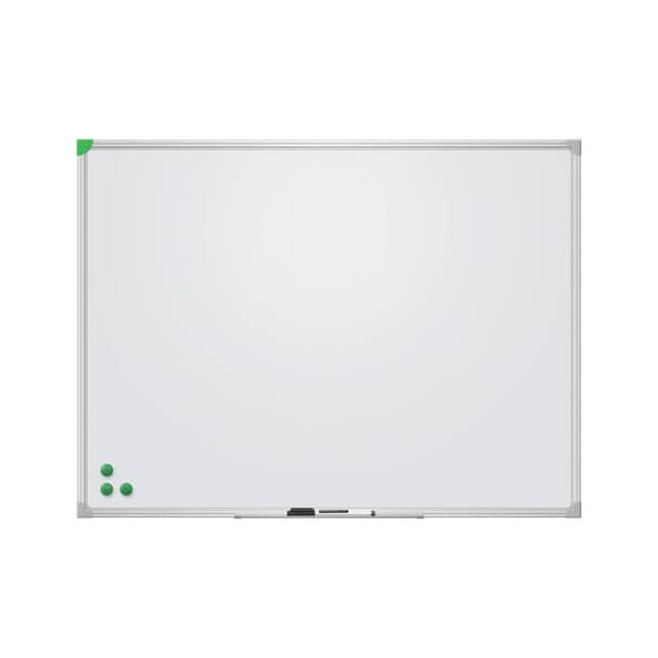 FRANKEN Whiteboard U-Act!Line Emaille, Aluminiumahmen, 600 x 450 mm, weiß