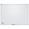 FRANKEN Whiteboard U-Act!Line Emaille, Aluminiumahmen, 600 x 450 mm, weiß