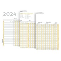 RNK Urlaubsplaner 2024, 1000 x 297 mm, Papier