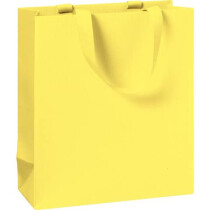 STEWO Geschenktragtasche One Colour, 21x18x8cm, gelb