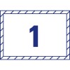 AVERY ZWECKFORM Hinterglas-Etiketten, A5, 210 x 148 mm, 10 Bogen 10 Etiketten, weiß