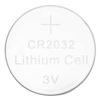Q-CONNECT Knopfzellen-Batterie CR2032, 4 Stück, silber