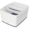 LEITZ Aufbewahrungsbox MyBox WOW, Groß, A4, mit Deckel, ABS, weiß grau