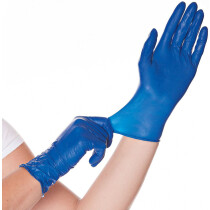 HYGOSTAR Latex-Handschuh Soft Blue, S, blau, puderfrei