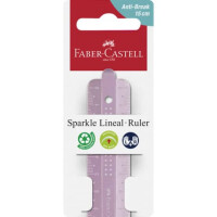FABER-CASTELL Lineal Sparkle, 15cm, sortiert
