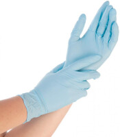 HYGONORM Nitril-Handschuh Safe Fit, S, blau, puderfrei