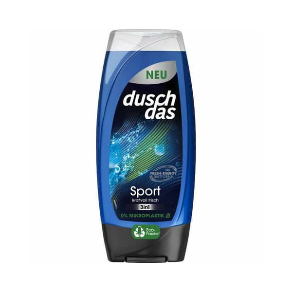 DUSCHDAS 3-in-1 Duschgel & Shampoo Sport, 225ml