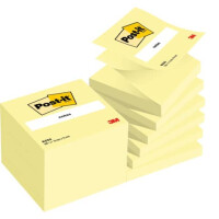 POST-IT Haftnotiz Super Sticky Z-Notes, kanariengelb, 12x100Blatt