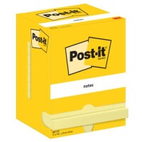 POST-IT Haftnotiz Notes, 76 x 102 mm, 70 g m² gelb,...
