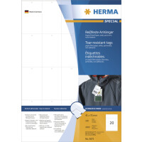 HERMA Warenanhänger SPECIAL, 93,5 x 52,5 mm, weiß