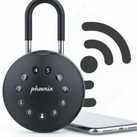 PHÖNIX SAFE Schlüsseltresor PALM, 2 Haken, Elektronik-Schloss, 100x100x50mm, schwarz