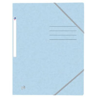 OXFORD Eckspanner A4 Karton pastellblau Top File+