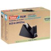 TESA Tischabroller tesafilm Eco & Crystal Easy Cut Economy, inkl. 1 Rolle 10m x 19mm, schwarz