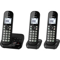 PANASONIC Telefon KX-TGC463GB, schwarz
