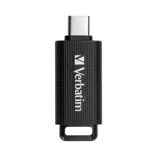 VERBATIM USB Stick 3.2 Stick 64GB Retractable Typ-C (R) 100MB s (W) 20MB s schwarz