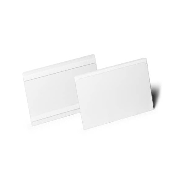 DURABLE Etikettentasche A5 quer HARD COVER, PET, dokumentenecht, transparent, 10 Stück