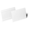 DURABLE Etikettentasche A5 quer HARD COVER, PET, dokumentenecht, transparent, 10 Stück