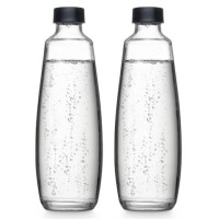 SODASTREAM Glasflasche DUO, 1 Liter, 2er-Pack