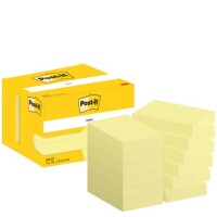 POST-IT Haftnotiz Notes, 51 x 76 mm, 70 g m² gelb, 12x100 Blatt