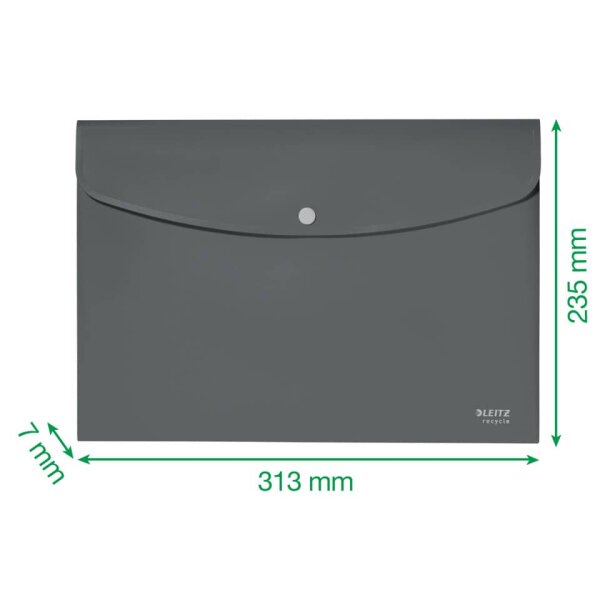 LEITZ Sammelmappe Recycle, A4, PP, gelb 4678-00-15