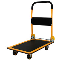pavo Stahl-Plattformwagen, Tragkraft: 300 kg, schwarz orange