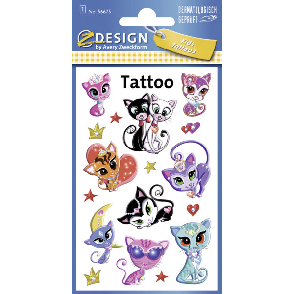 ZDesign KIDS Kinder-Tattoos "Delfine", bunt