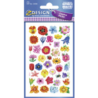 ZDesign CREATIVE Sticker "Blüten", bunt