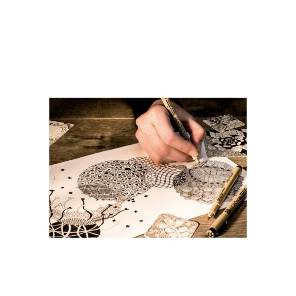 SAKURA Fineliner PIGMA MICRON, 3er Etui, schwarz