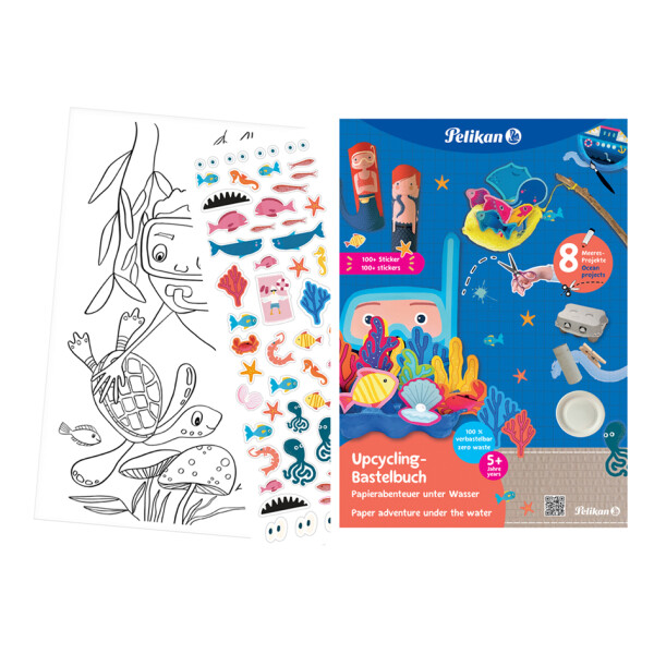 Pelikan Upcycling Bastelbuch "Bauernhof", DIN A4