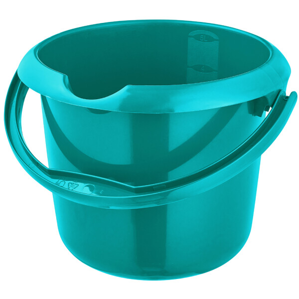 keeeper Putzeimer "mika eco", rund, 5 Liter, grass green