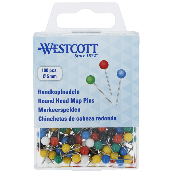 WESTCOTT Markierungsnadeln, Größe 5, weiß