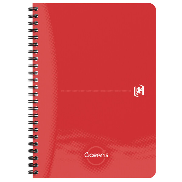 Oxford Office Spiralbuch "Oceanis", A4, PP, kariert, schwarz