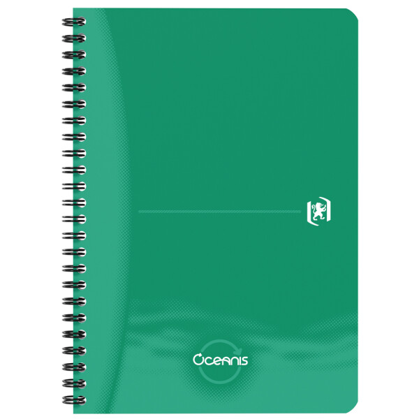 Oxford Office Spiralbuch "Oceanis", A4, PP, kariert, schwarz