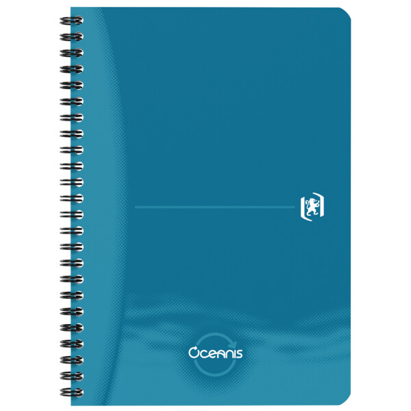 Oxford Office Spiralbuch "Oceanis", A4, PP, kariert, schwarz