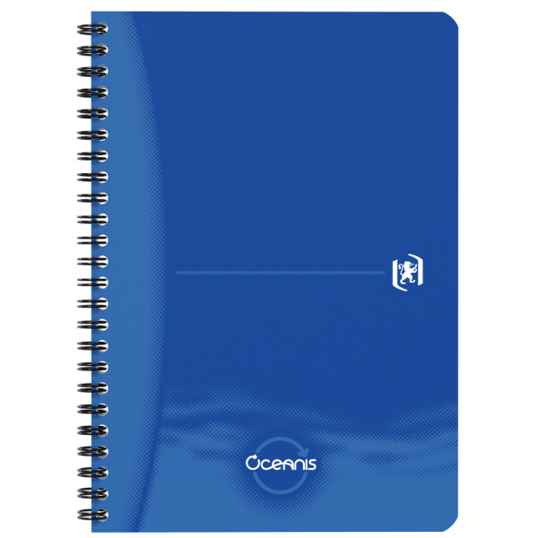 Oxford Office Spiralbuch "Oceanis", A4, PP, kariert, schwarz