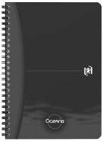 Oxford Office Spiralbuch "Oceanis", A4, PP, liniert, schwarz