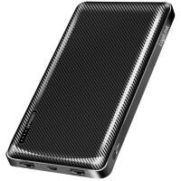 LogiLink Powerbank, 10.000 mAh, 2x USB-A, schwarz